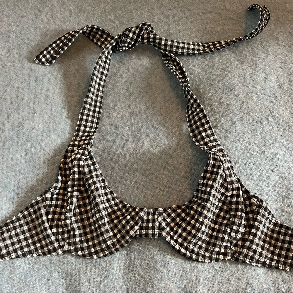 Faithful the brand bikini top gingham